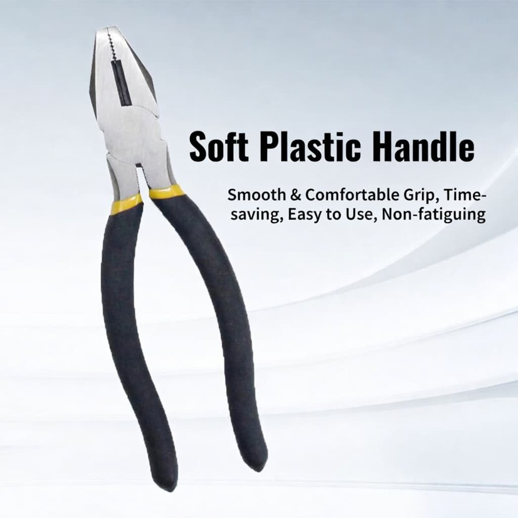 6" 7" 8" American Style Two-Tone Steel Wire Pliers