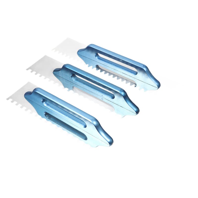 Stainless Steel Serrated Trowel for Spackling Plastering Trowel