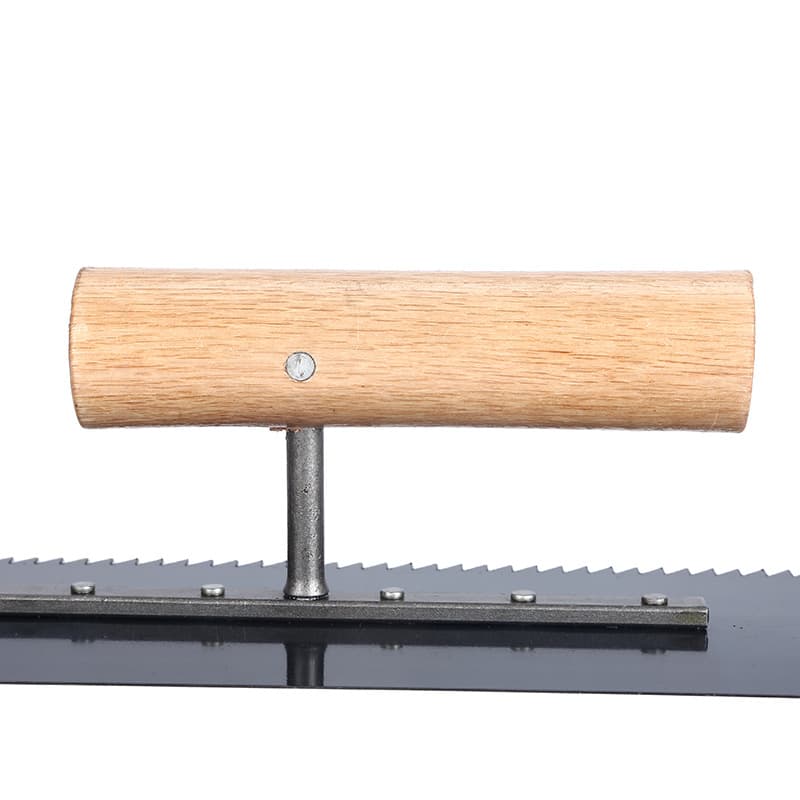 Serrated Blue Steel Plastering Trowel