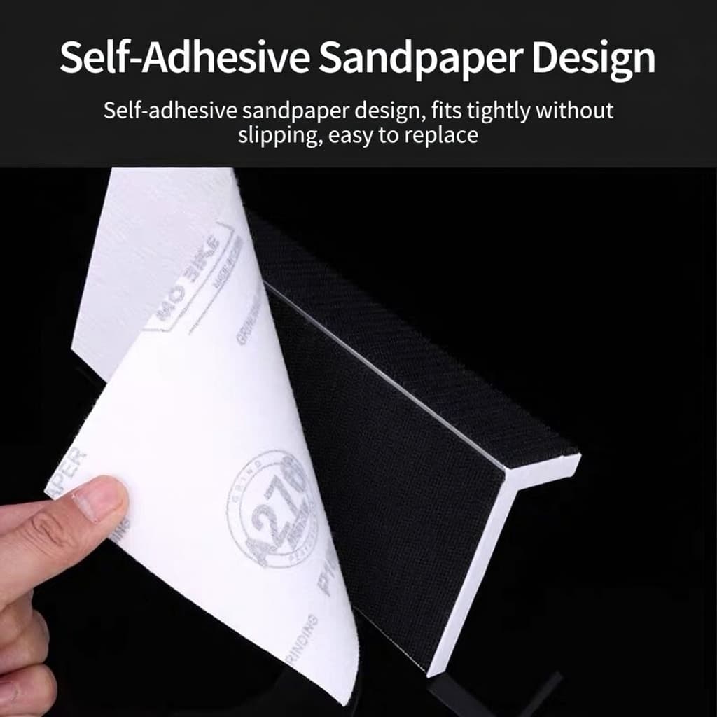 Extended Self-Adhesive Wall Corner Grinding Trowel