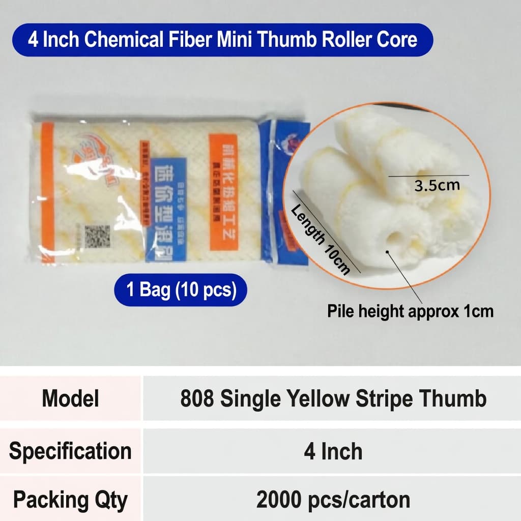 4in Yellow Stripe Mini Th