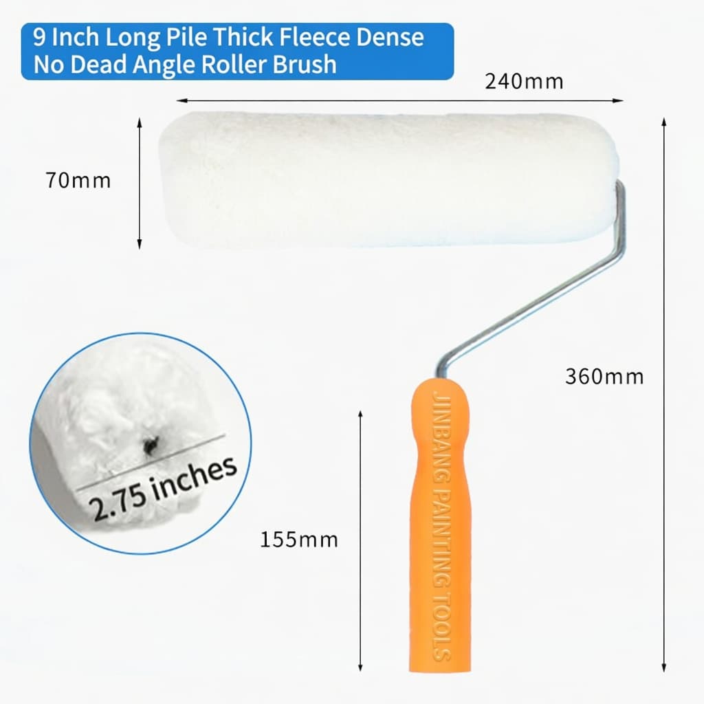 9in Thick Dense Roll Brus