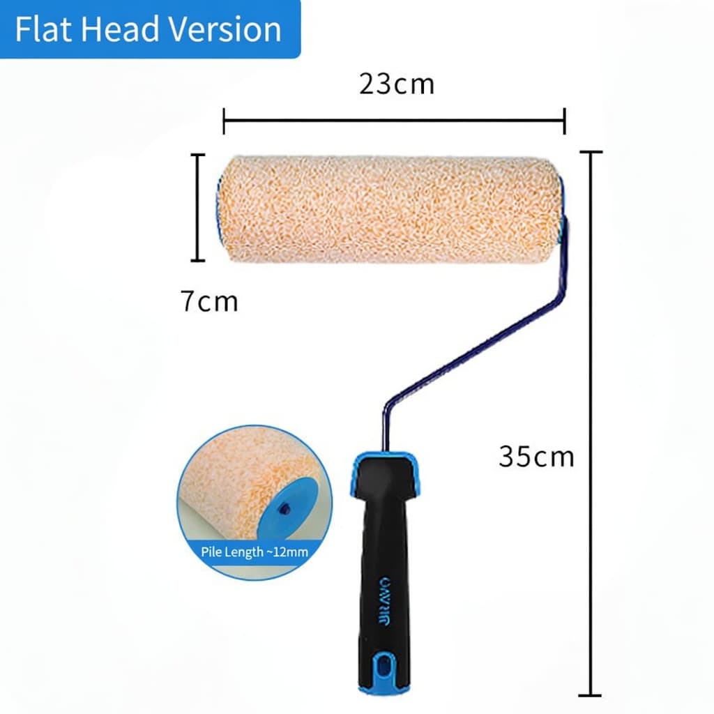 9in Flat Eggshell Finish