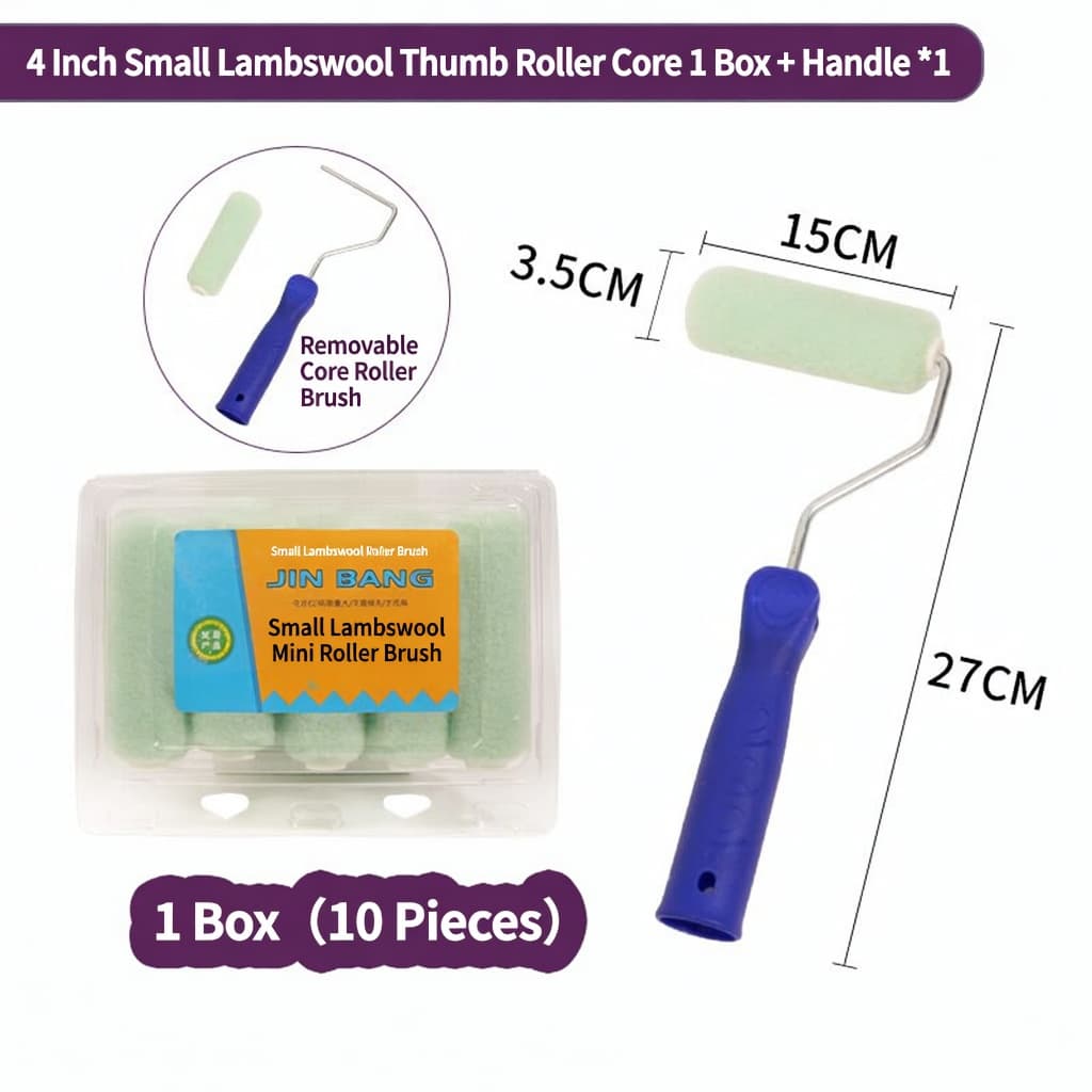 4in Thumb Roll Core Blue
