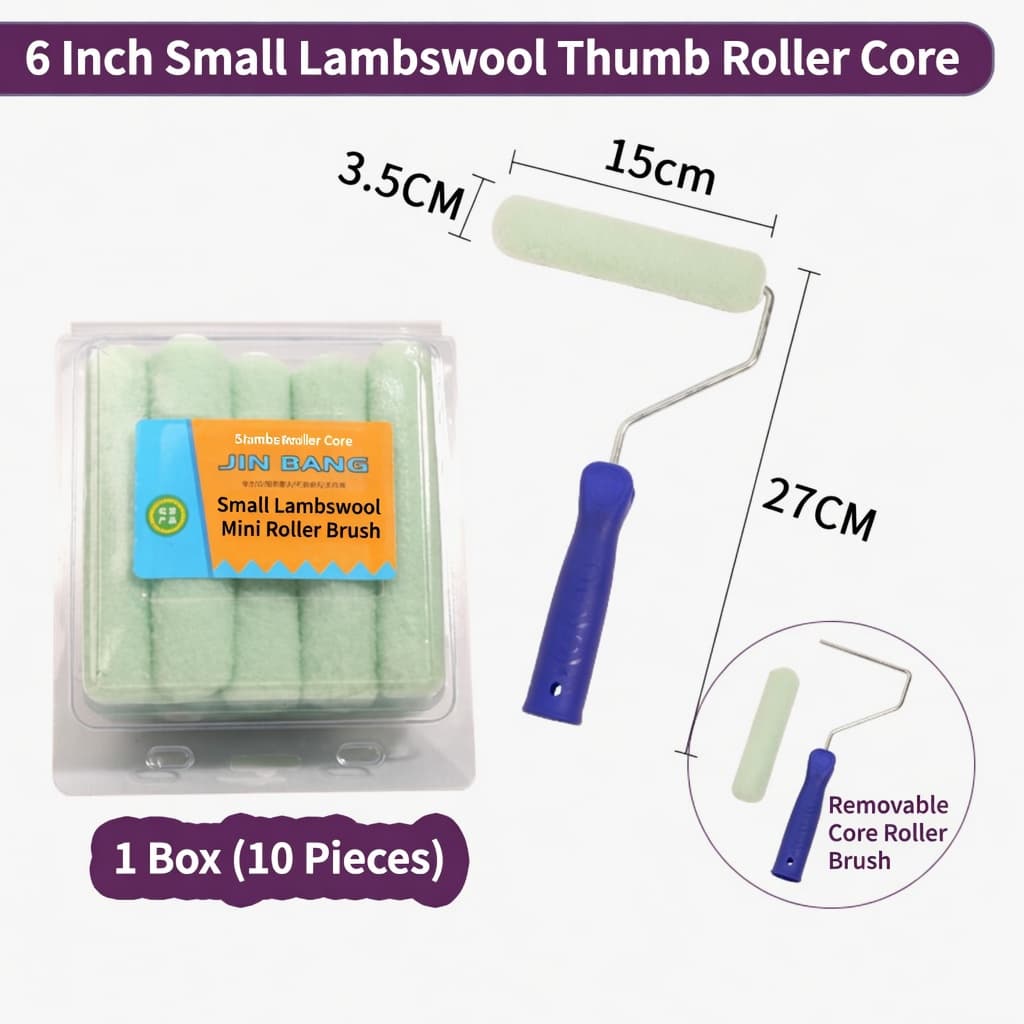 6in Blue Smile Handle