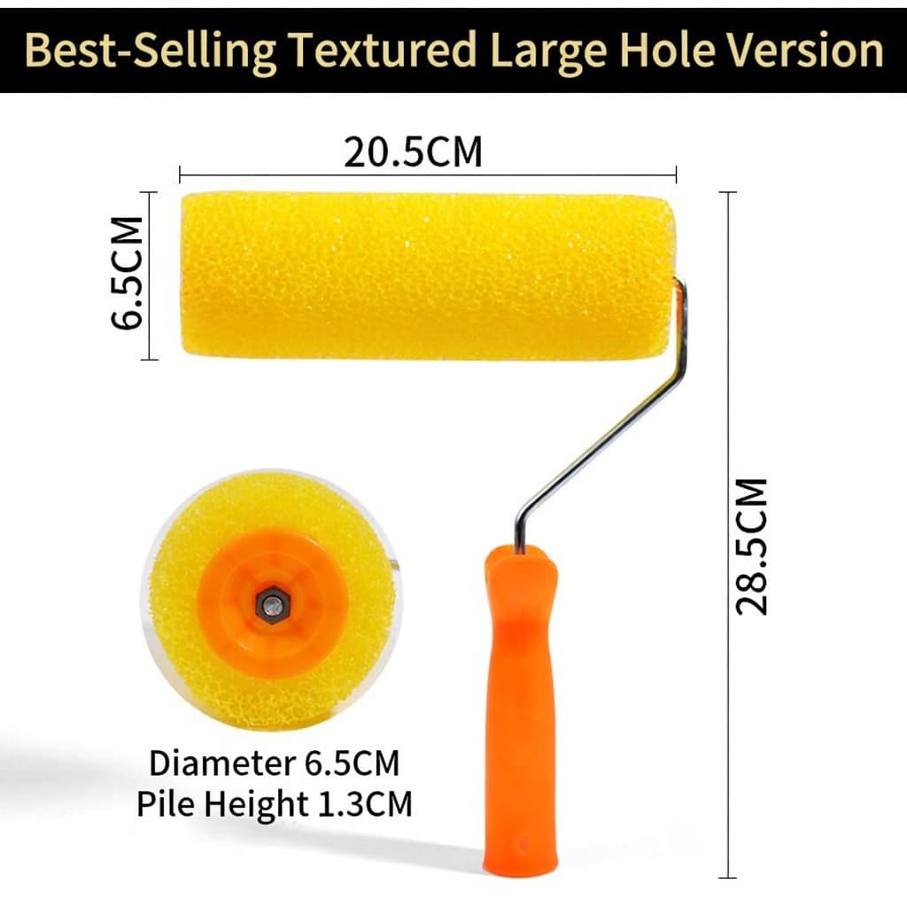 Fine Wool Medium Length Coating Roller Brush