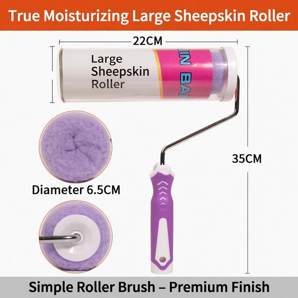 Ultra-Fine Fiber Long-Lasting Moisture Paint brush roller